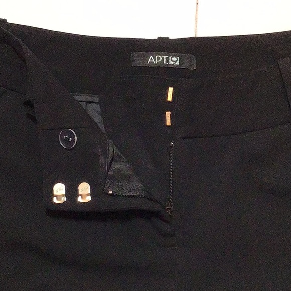 APT 9 BLACK DRESS ANKLE PANTS SZ 4P - Picture 5 of 10
